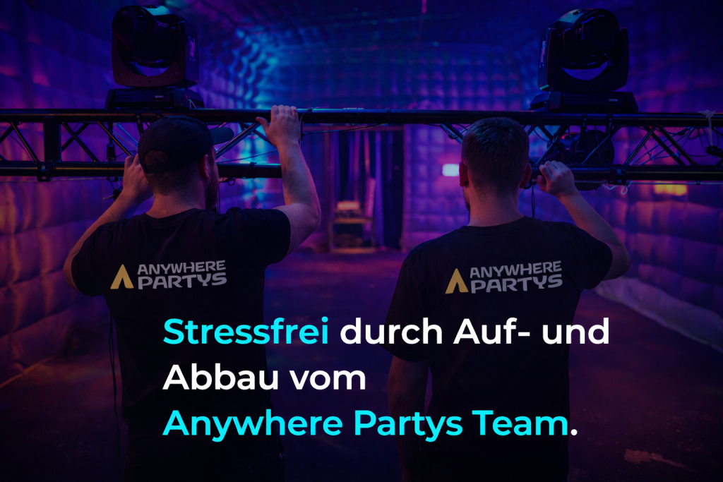 auf und abbau partyzelt